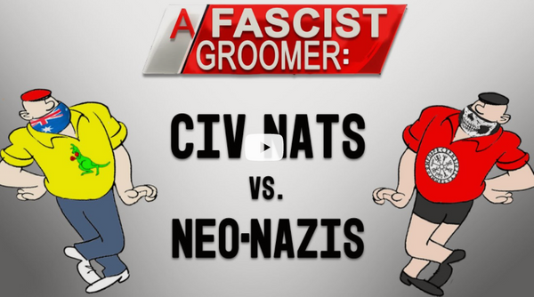 A FASCIST GROOMER: Civ Nats v. Neo-Nazis